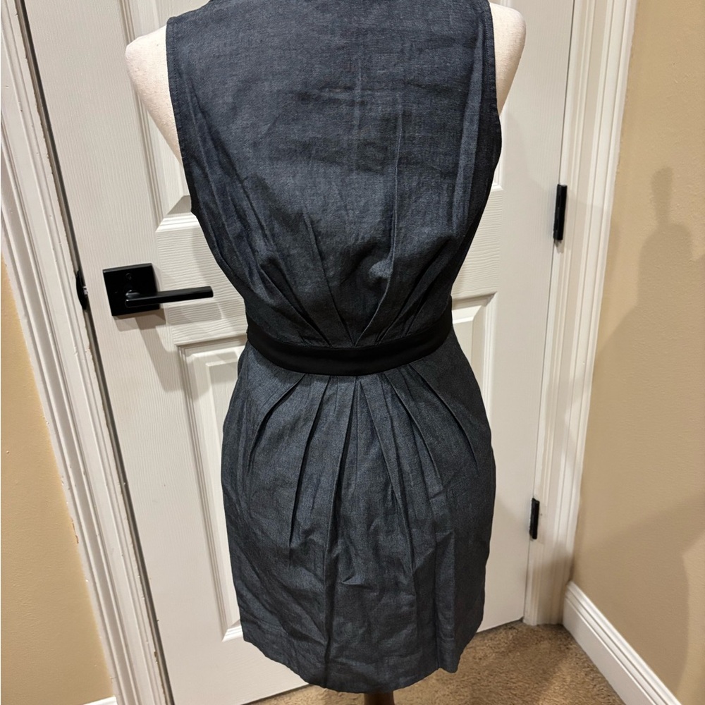 Bcbgeneration Gray Embellished Halter Cocktail Dr… - image 2